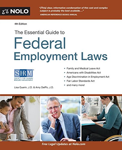 Beispielbild fr Essential Guide to Federal Employment Laws zum Verkauf von Off The Shelf