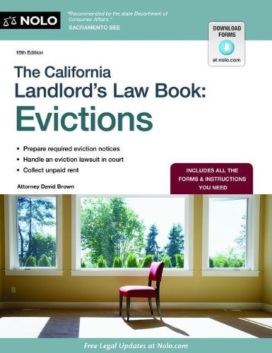 Stock image for The California Landlord's Law Book: Evictions for sale by Better World Books: West