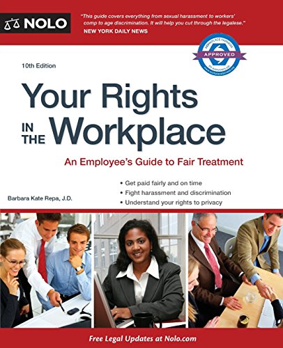 Beispielbild fr Your Rights in the Workplace zum Verkauf von Better World Books: West