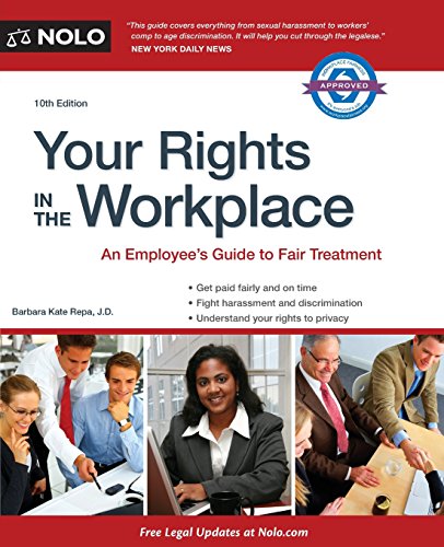 Imagen de archivo de Your Rights in the Workplace a la venta por SecondSale