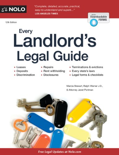 Beispielbild fr Every Landlord's Legal Guide zum Verkauf von Better World Books: West