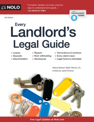 Imagen de archivo de Every Landlord's Legal Guide a la venta por Better World Books: West
