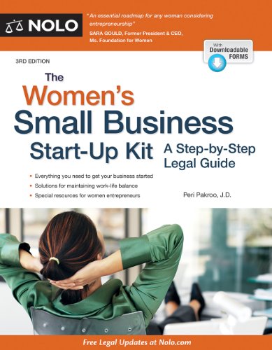 Stock image for Women's Small Business Start-Up Kit, The: A Step-by-Step Legal Guide for sale by Irish Booksellers
