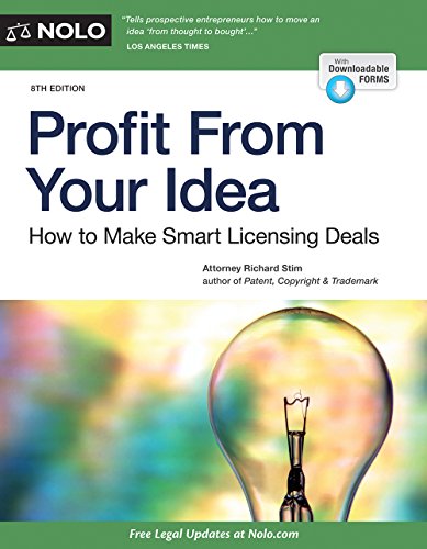 Beispielbild fr Profit From Your Idea: How to Make Smart Licensing Deals zum Verkauf von BookHolders