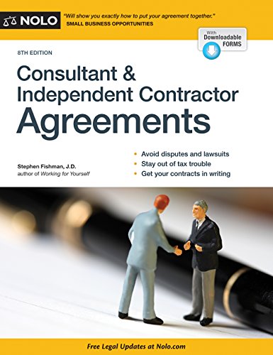 Stock image for Consultant and Independent Contractor Agreements for sale by Better World Books