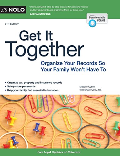 Beispielbild fr Get It Together: Organize Your Records So Your Family Won't Have To zum Verkauf von SecondSale