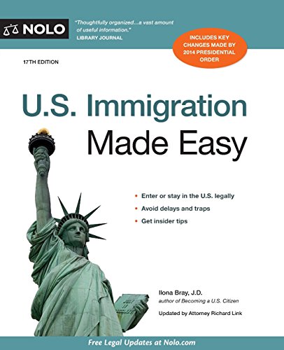 Beispielbild fr U.S. Immigration Made Easy zum Verkauf von SecondSale