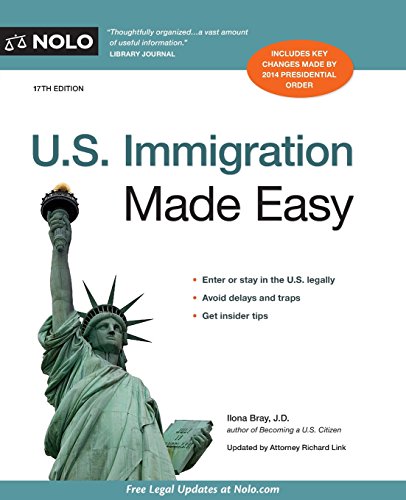 Stock image for U. S. Immigration Made Easy for sale by Better World Books: West
