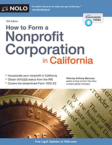 9781413321388: How to Form a Nonprofit Corporation in California