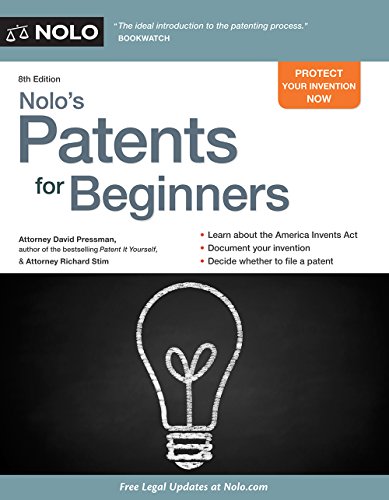 Stock image for Nolo's Patents for Beginners : Quick and Legal for sale by Better World Books: West