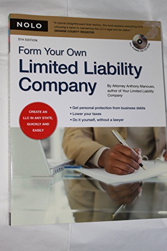 Imagen de archivo de Form Your Own Limited Liability Company a la venta por Better World Books