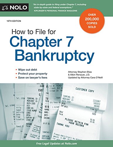 Beispielbild fr How to File for Chapter 7 Bankruptcy zum Verkauf von Better World Books: West