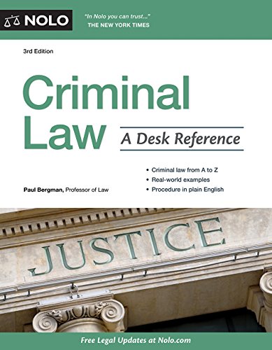 Beispielbild fr Criminal Law: A Desk Reference zum Verkauf von Irish Booksellers