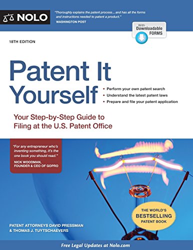 Beispielbild fr Patent It Yourself : Your Step-By-Step Guide to Filing at the U. S. Patent Office zum Verkauf von Better World Books