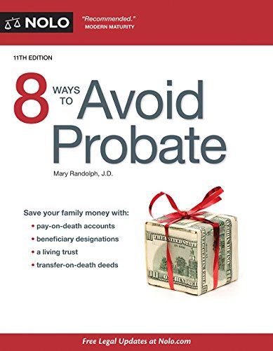 Stock image for 8 Ways to Avoid Probate for sale by Better World Books