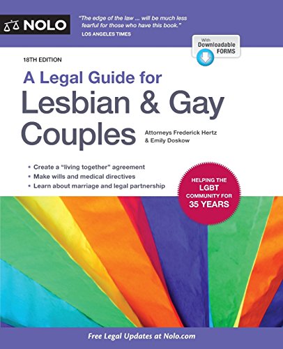 Beispielbild fr A Legal Guide for Lesbian and Gay Couples zum Verkauf von Better World Books: West