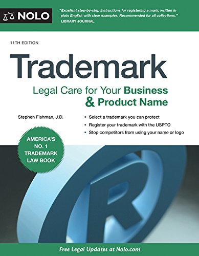 Stock image for Trademark : Legal Care for Your Business and Product Name for sale by Better World Books