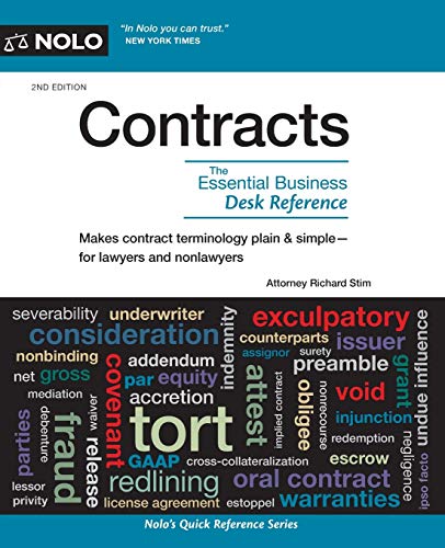 Stock image for Contracts: The Essential Business Desk Reference for sale by Bayside Books