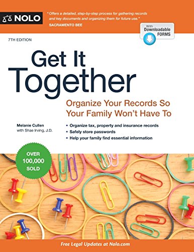 Imagen de archivo de Get It Together: Organize Your Records So Your Family Won't Have To a la venta por ZBK Books