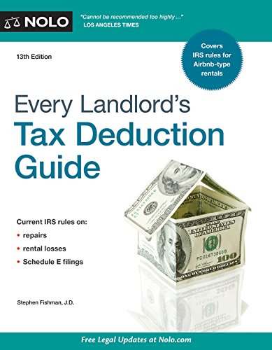 Beispielbild fr Every Landlord's Tax Deduction Guide zum Verkauf von Once Upon A Time Books