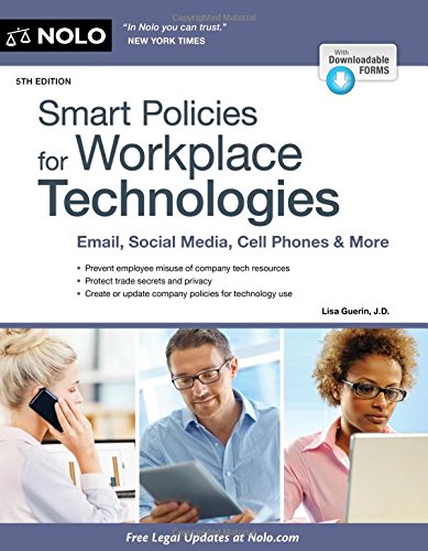 Stock image for Smart Policies for Workplace Technologies : Email, Blogs, Cell Phones and More for sale by Better World Books