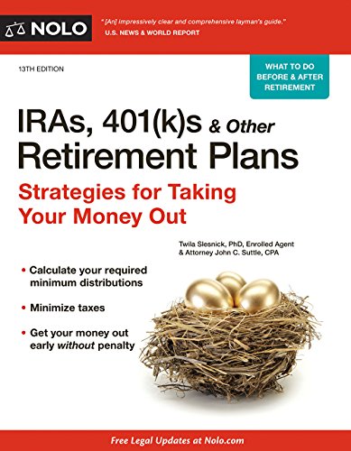Beispielbild fr Iras, 401(k)S & Other Retirement Plans : Strategies for Taking Your Money Out zum Verkauf von Better World Books