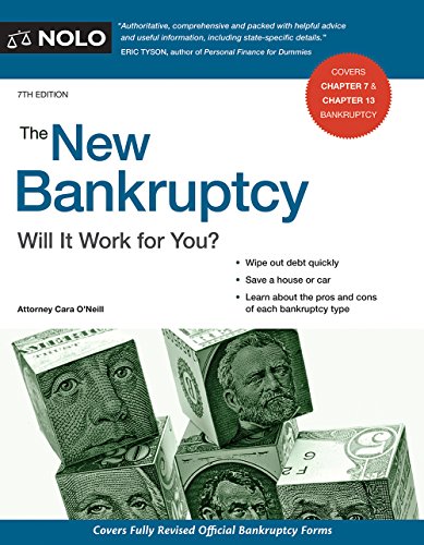 Beispielbild fr The New Bankruptcy : Will It Work for You? zum Verkauf von Better World Books