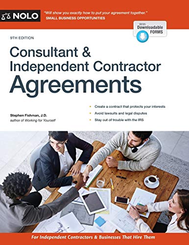 Imagen de archivo de Consultant and Independent Contractor Agreements a la venta por Better World Books