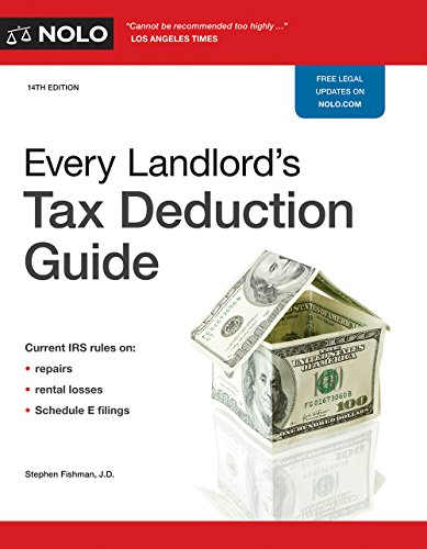 Beispielbild fr Every Landlord's Tax Deduction Guide zum Verkauf von Better World Books: West