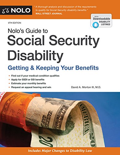 Imagen de archivo de Nolo's Guide to Social Security Disability : Getting and Keeping Your Benefits a la venta por Better World Books