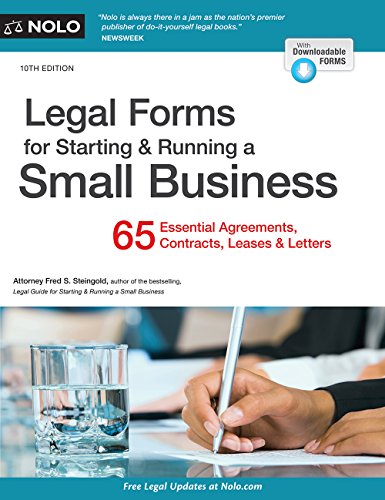 Stock image for Legal Forms for Starting and Running a Small Business for sale by Better World Books