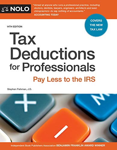 Beispielbild fr Tax Deductions for Professionals : Pay Less to the IRS zum Verkauf von Better World Books