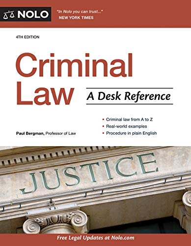 Stock image for Criminal Law: A Desk Reference for sale by RiLaoghaire