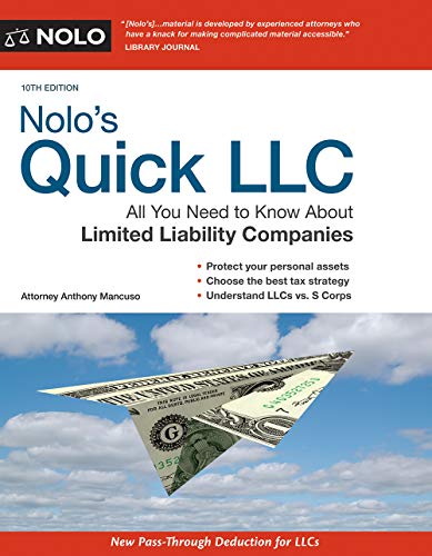 Stock image for Nolo's Quick LLC: All You Need to Know About Limited Liability Companies (Quick & Legal) for sale by SecondSale
