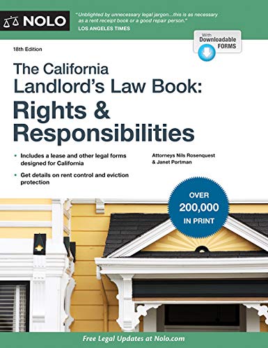 Stock image for The California Landlord's Law Book: Rights & Responsabilities for sale by Revaluation Books