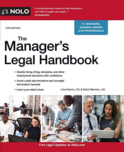 Imagen de archivo de Manager's Legal Handbook,The a la venta por Dream Books Co.