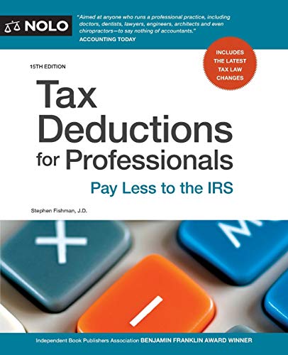 Beispielbild fr Tax Deductions for Professionals : Pay Less to the IRS zum Verkauf von Better World Books