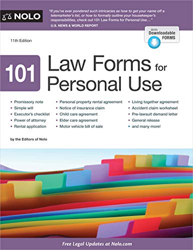 Imagen de archivo de 101 Law Forms for Personal Use a la venta por BooksRun