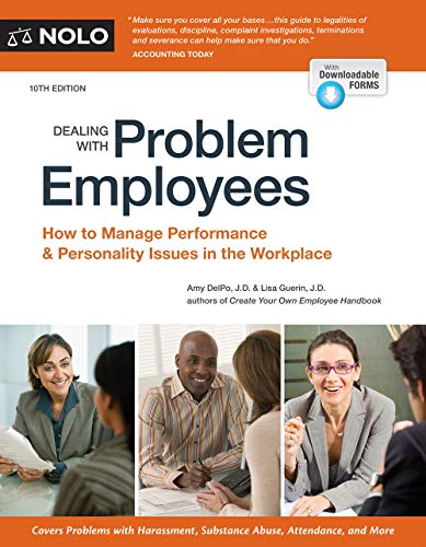 Beispielbild fr Dealing With Problem Employees: How to Manage Performance Personal Issues in the Workplace zum Verkauf von Goodwill