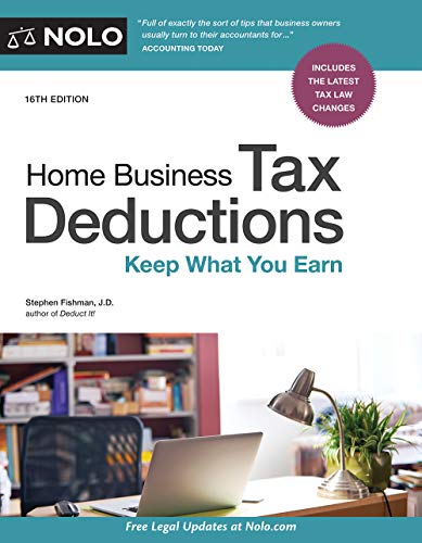 Beispielbild fr Home Business Tax Deductions : Keep What You Earn zum Verkauf von Better World Books