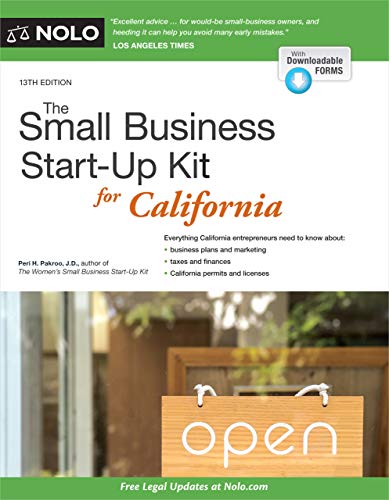 9781413327250: The Small Business Start-Up Kit for California: With Downloadable Forms