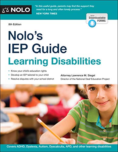 Beispielbild fr Nolo's IEP Guide : Learning Disabilities zum Verkauf von Better World Books