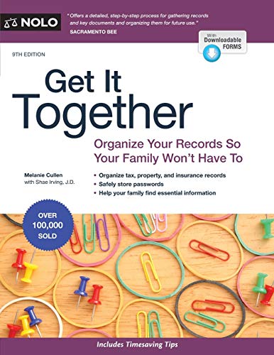 Beispielbild fr Get It Together: Organize Your Records So Your Family Won't Have To zum Verkauf von SecondSale