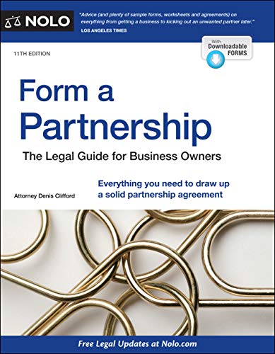 Stock image for Form a Partnership: The Legal Guide for Business Owners for sale by GF Books, Inc.