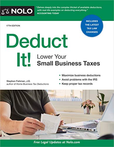 Imagen de archivo de Deduct It!: Lower Your Small Business Taxes a la venta por Books-FYI, Inc.