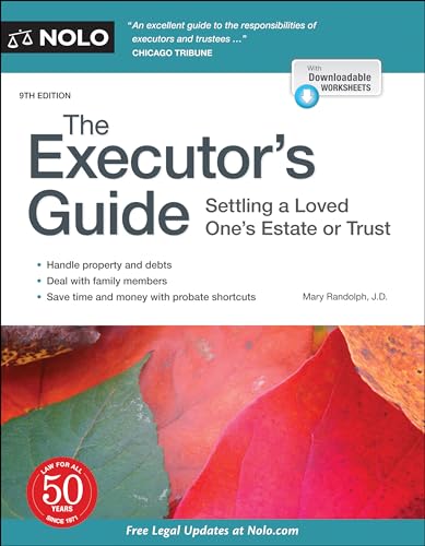 Stock image for Executor's Guide, The: Settling a Loved One's Estate or Trust for sale by BooksRun