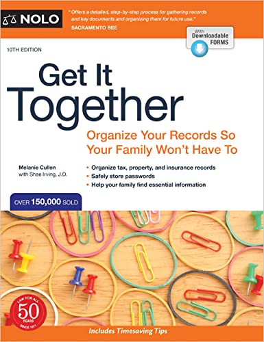 Imagen de archivo de Get It Together: Organize Your Records So Your Family Wont Have To a la venta por Goodwill San Antonio