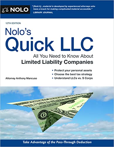 Imagen de archivo de Nolos Quick LLC All You Need to Know About Limited Liability Companies a la venta por Lakeside Books