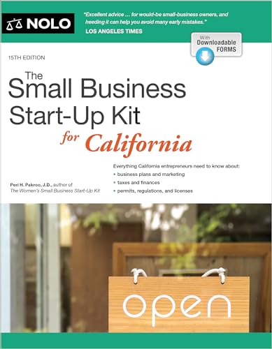 Beispielbild fr Small Business Start-Up Kit for California, The zum Verkauf von Blackwell's