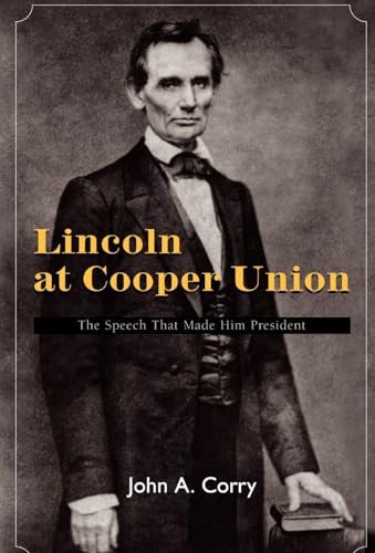 Stock image for Lincoln at Cooper Union for sale by Front Cover Books
